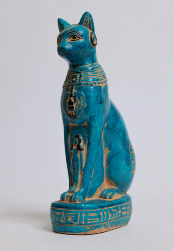 Egyptian bastet cat statue - cat,